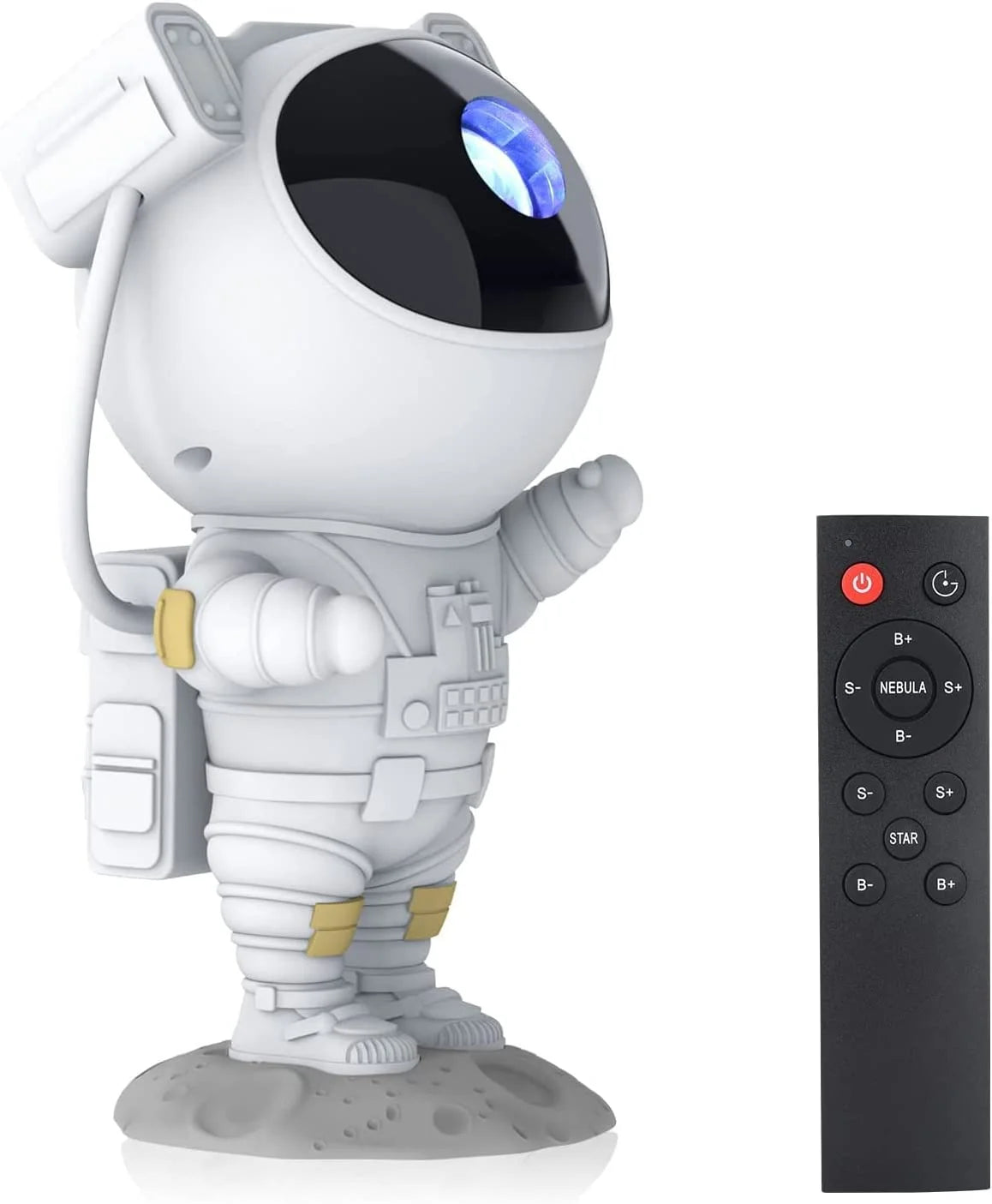 Astronaut Star Projector, Galaxy Light with Timer and Remote Control, Starry Night Light Projector for Bedroom